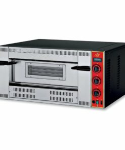 Horno a gas de pizza diámetro 300mm. 1 cámara, 4 pizzas.