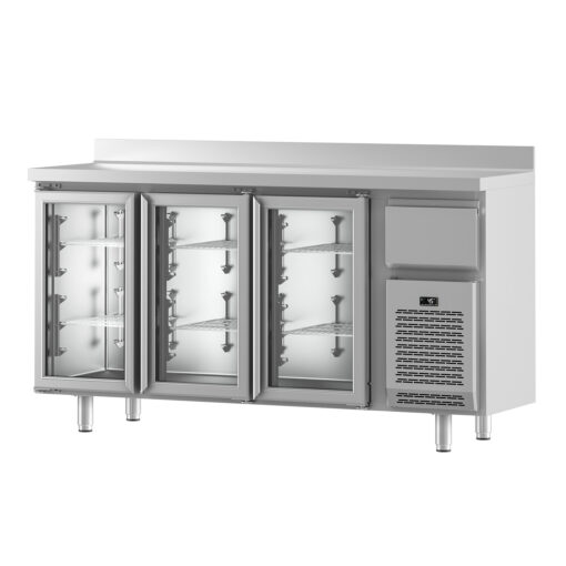 Mesa de refrigeración y congelación de 2m y 3 puertas. - Imagen 2