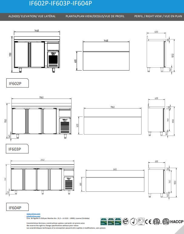 Frente mostrador de 2,5m y 4 puertas. - Imagen 4