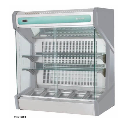 Vitrina mural sobremostrador de 1m y 2 puertas. - Imagen 3