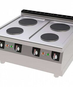 Cocina sobremesa eléctrica, de 4 quemadores. Serie 750.