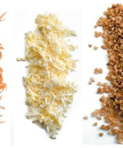 Corta vegetales eléctrico con 5 cuchillas diferentes.