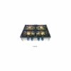 Modelo F-4GE-LB. Fogón industrial; 4 quemadores 4/100-80-100-80; 9000W. Medidas: 60x60x21 cm.