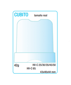Sistema de fabricación por inyección de agua al evaporador. Inyectores metálicos de gran diámetro, fácilmente desmontables, que permiten un flujo de agua abundante para minimizar los efectos perjudiciales de las aguas muy duras.