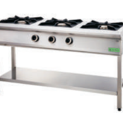 Cocina sobremostrador con bancada Serie 600 SER La Bari